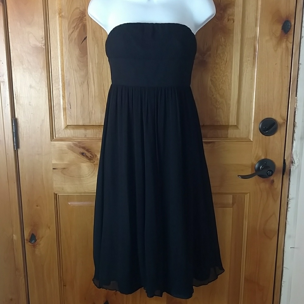 Black J Crew strapless Party Dress - size 0